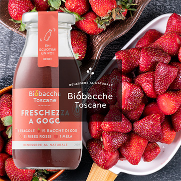 Sito e-commerce prestashop per BioBacche Toscane che vende Estratti di Frutta Biologici 