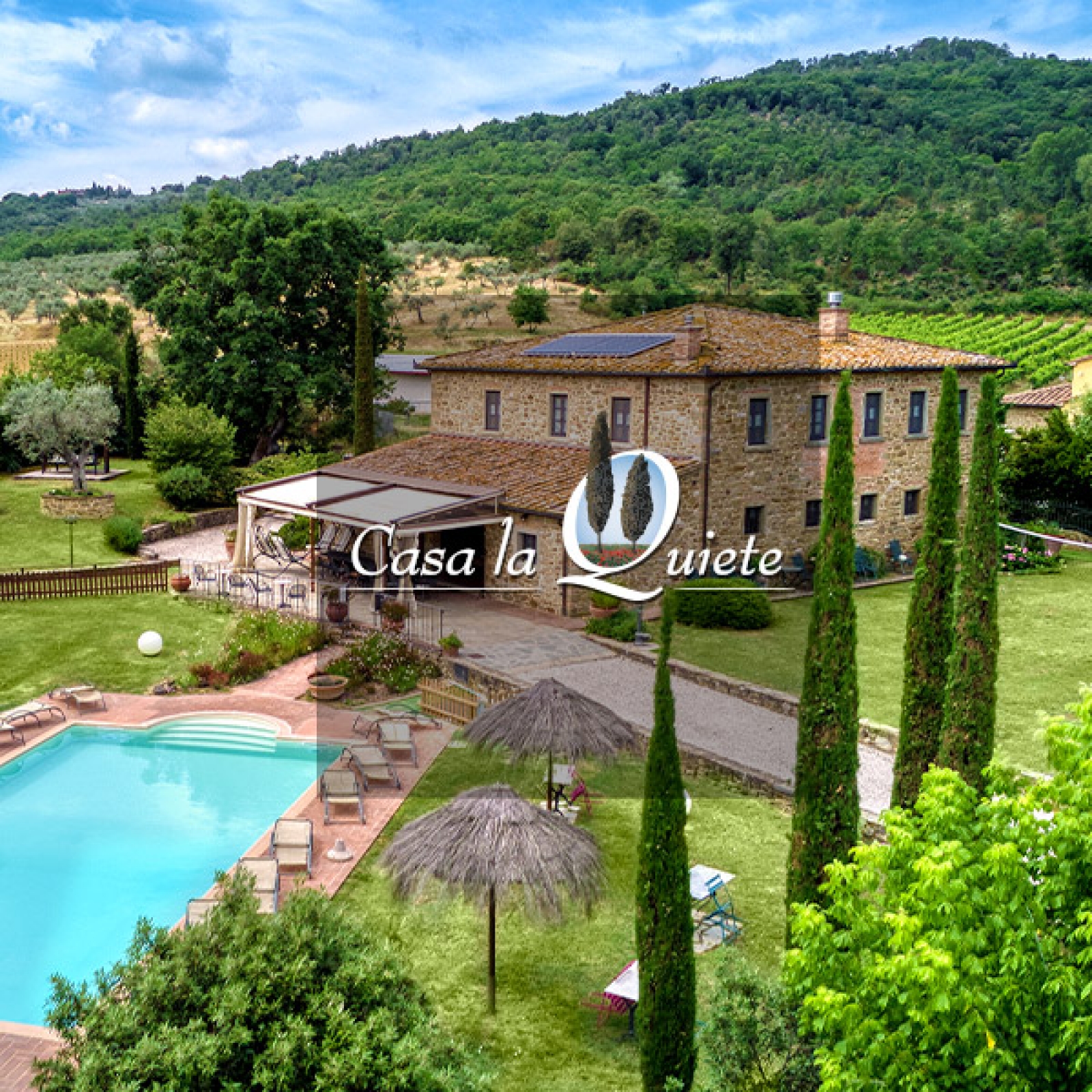 Realizzazione sito internet per Villa con piscina in affitto per turisti in Toscana